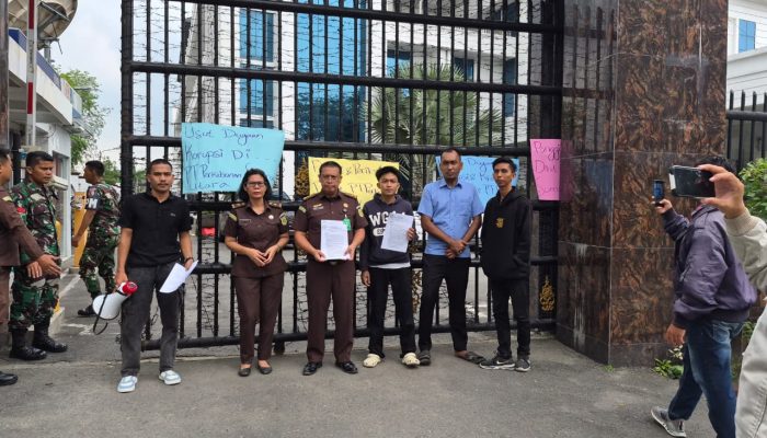 Indikasi Kerugian Keuangan Negara Mengemuka, Aksi Mahasiswa Tuntut Kejatisu Segera Lakukan Penyidikan