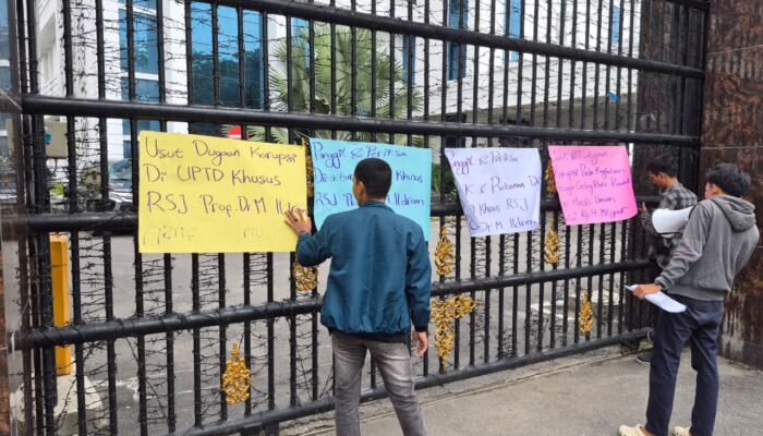 Aksi Unjuk Rasa PB ALAMP AKSI Soroti Dugaan Penyimpangan Rp4,3 Miliar di RS Jiwa Prof. Ildrem